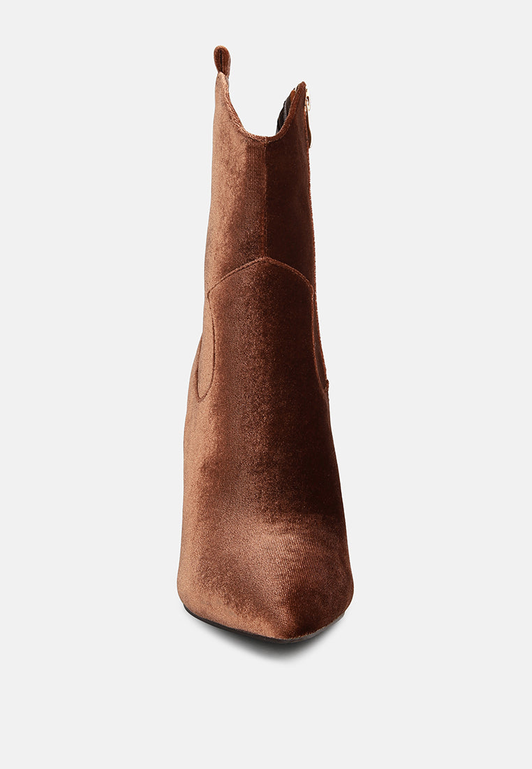 Nat Love Velvet Cow Girl Boot