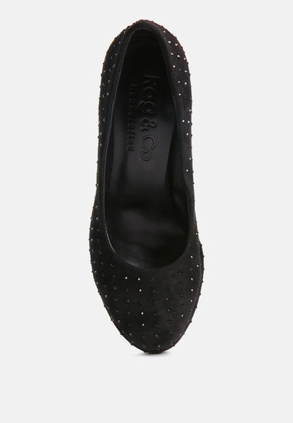Poppins Glinting Platform High Pumps