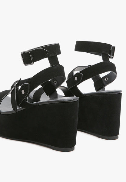 Portia Leather Wedge Sandal