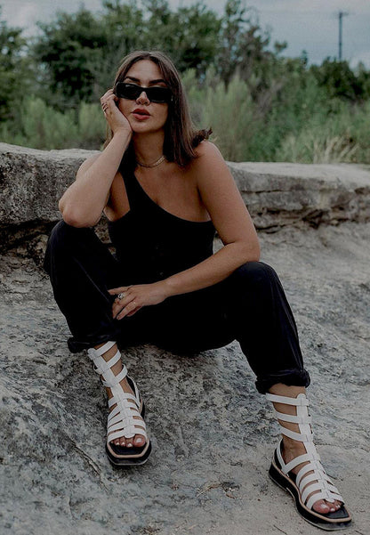Robbie Gladiator Square Toe Sandal