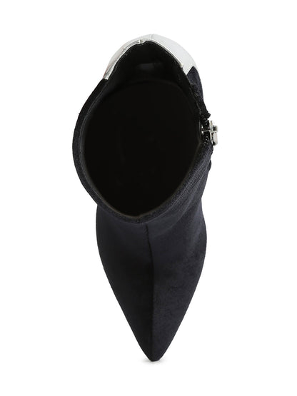 Slade Metallic Highlight High Heeled Ankle Boots