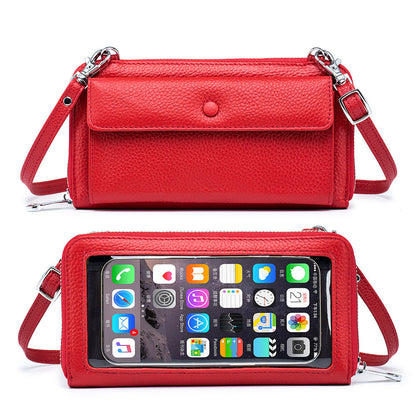 Ryann Genuine Leather Phone Wallet Crossbody