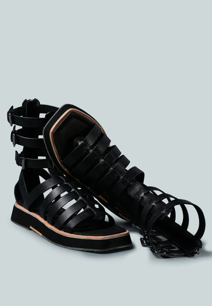 Robbie Gladiator Square Toe Sandal