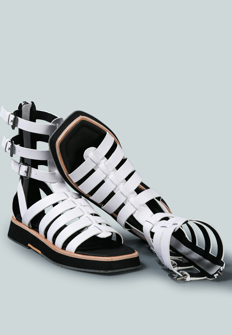 Robbie Gladiator Square Toe Sandal