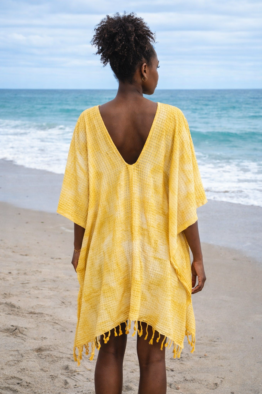 One Size Everyday Cover Up Towel – Beach Perfect, Yellow