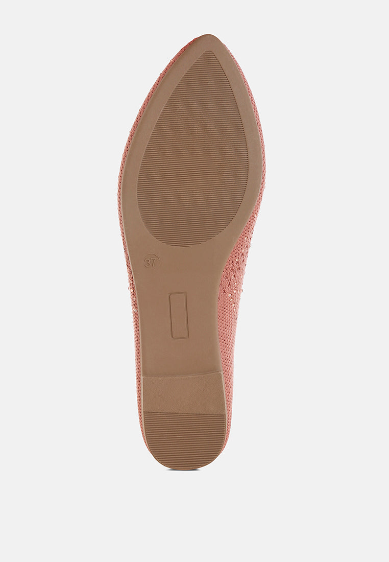 Abedi Rhinestone Embellished Pull Tab Loafers