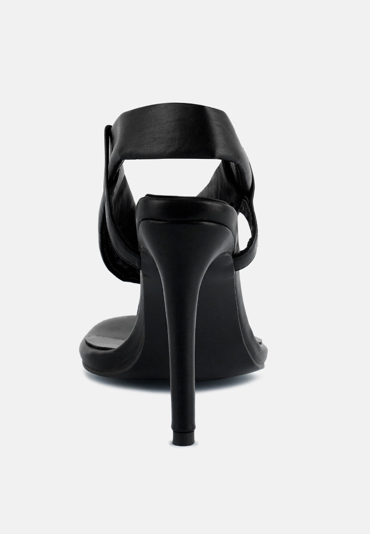 Singles High Heeled Thong Sandals