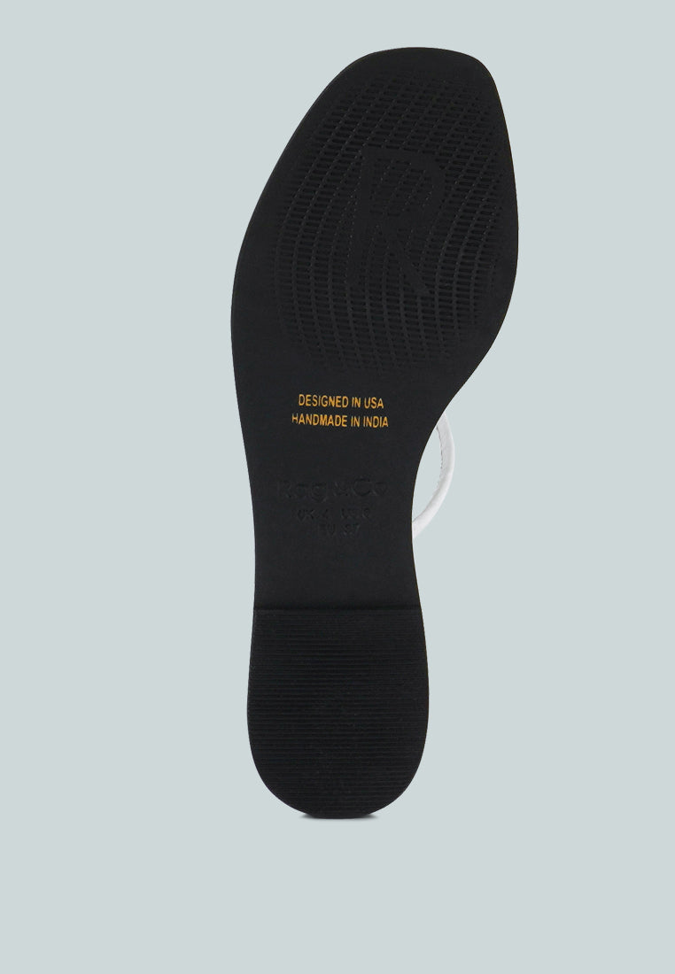 Sweetin Strappy Flat Slip On Sandals