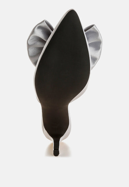Sidonie Bow Detail Stiletto Mules
