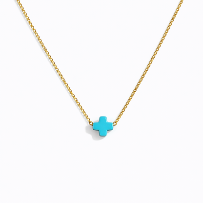 So Very Blessed Cross Necklace – Waterproof Gold Chain