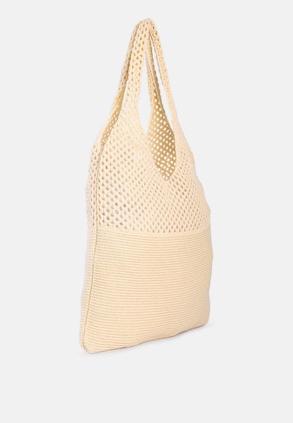 Somerset Knitted Woollen Tote Bag
