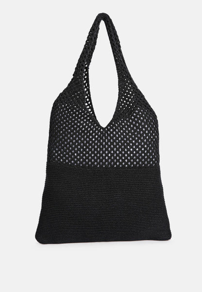 Somerset Knitted Woollen Tote Bag