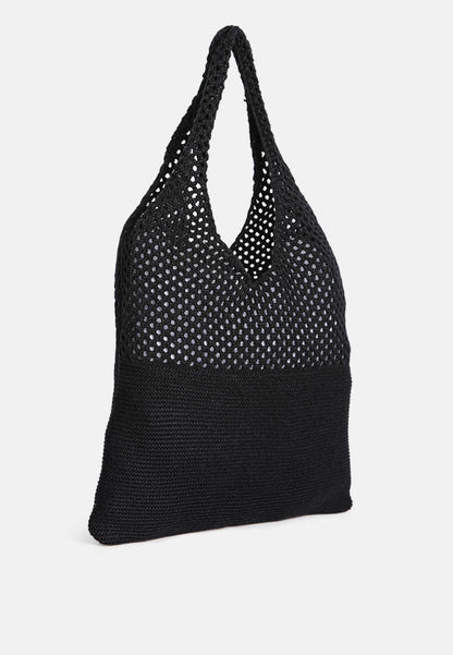 Somerset Knitted Woollen Tote Bag