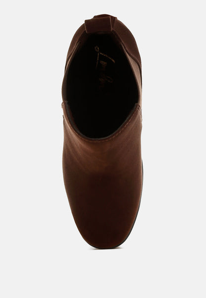 Sonia Block Heeled Chelsea Boots