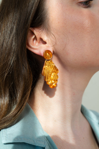 Florence Earrings - Copper