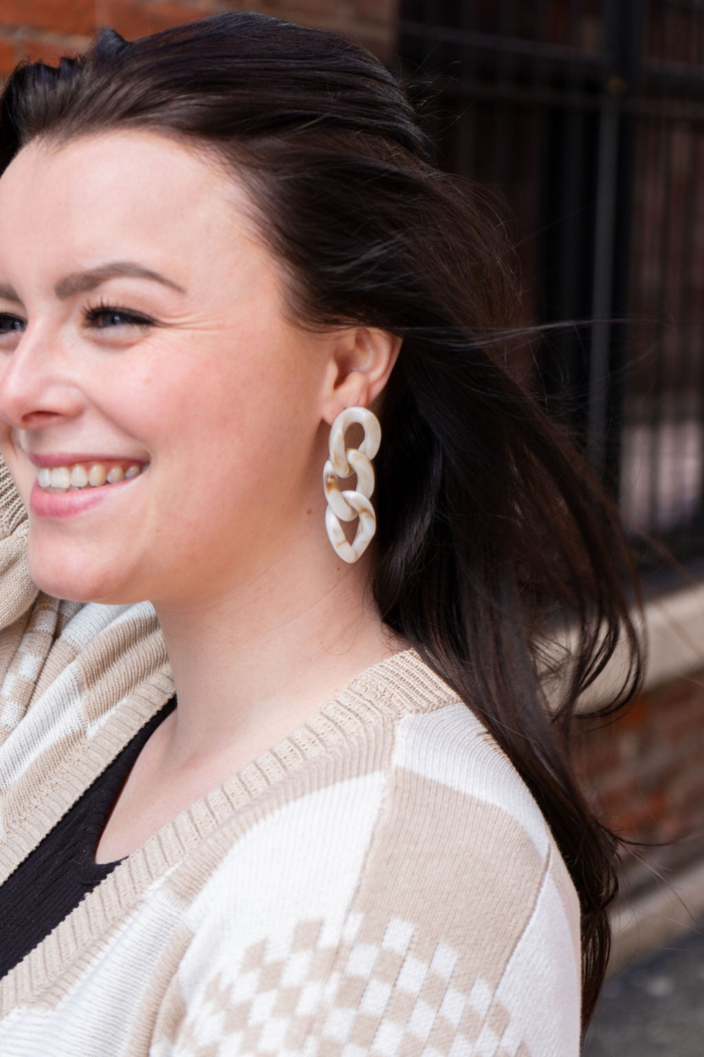Brooklyn Earrings - Neutral