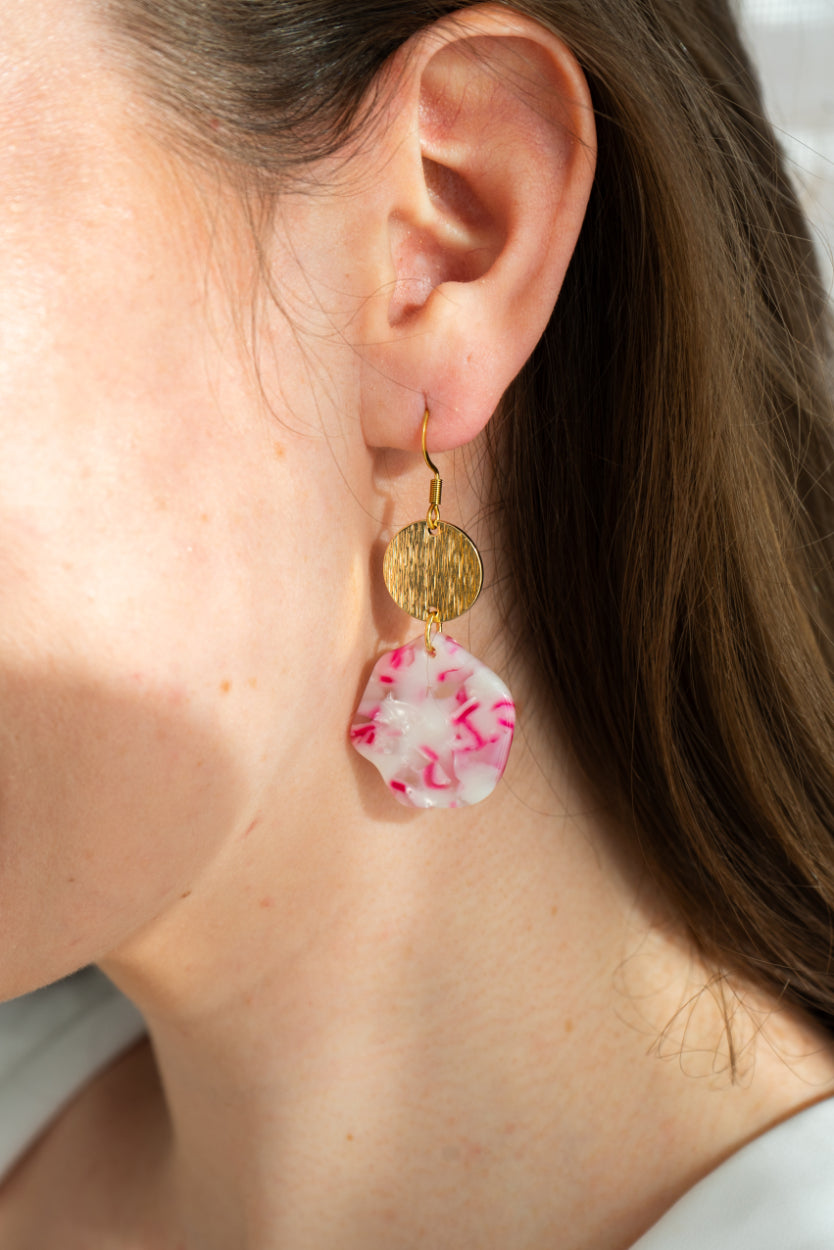 Hannah Earrings - Cherry Blossom