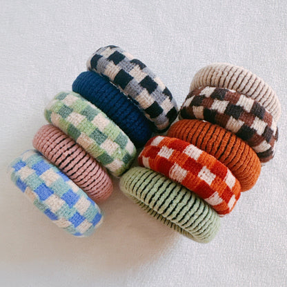 Striped Daily Hair Ties Set Of 5