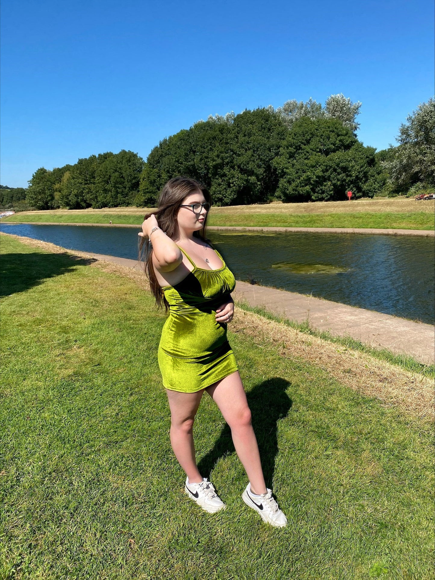 Velvet Mini Bodycon Dress