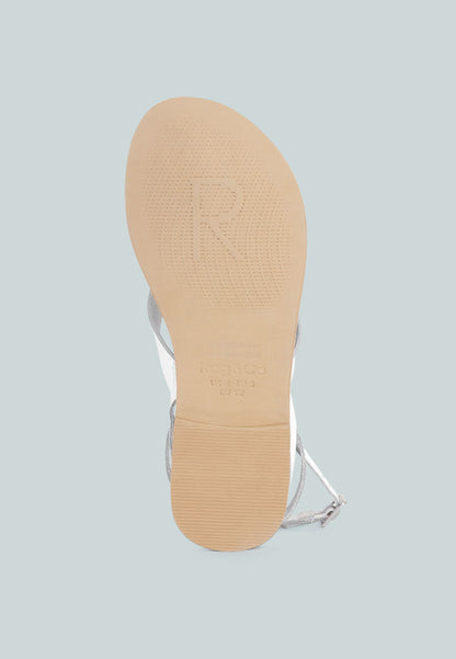 Wrap-Up Tie Around Flat Sandals