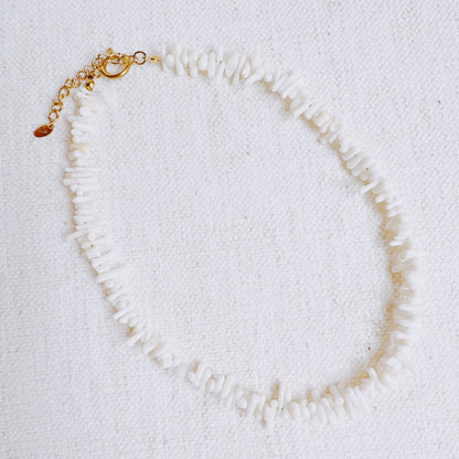White Sands Coral Reef Necklace – Gold-Plated Coastal Style