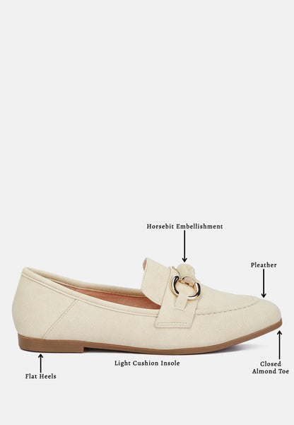 Asher Horsebit Embellished Loafers