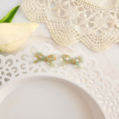 Bowie Studs - Champagne Mint