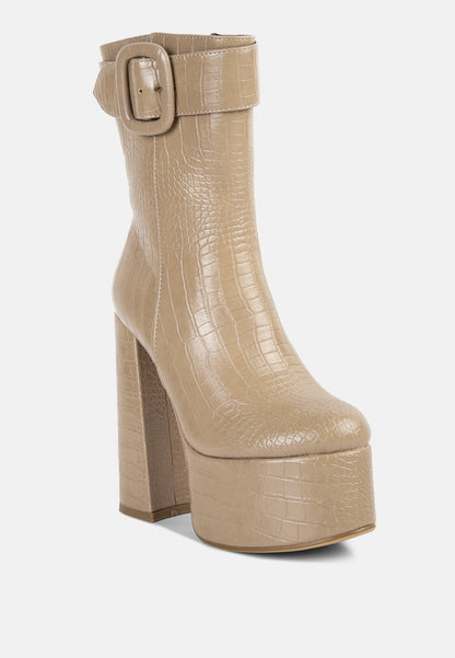 Bumpy Platform Bootie