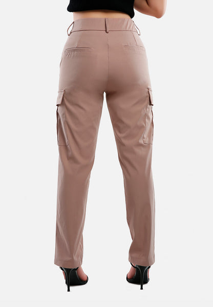 Casual High Waist Straight Pants