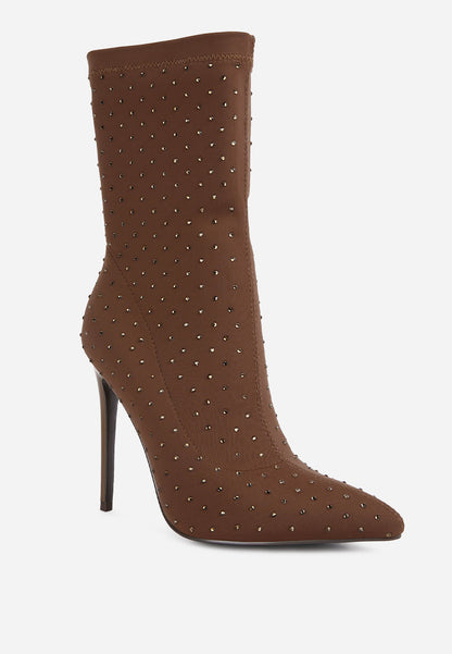 Cheugy Embellished Ankle Boots