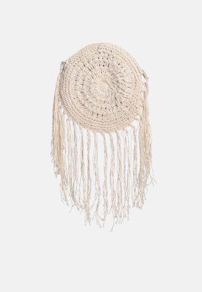 Dream Catcher Handmade Crochet Boho Round Bag