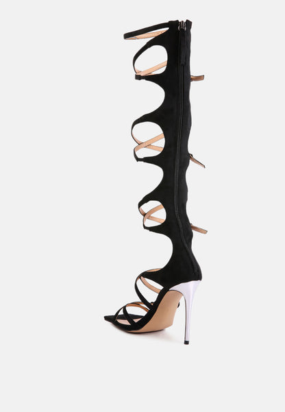 Gossip Dramatic Strappy Stiletto Heels