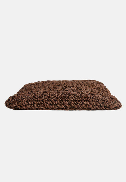 Hay Day Beige Paper Straw Crochet Bag