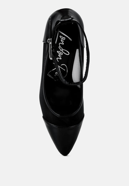 Hearst Pointy Toe Ankle Strap Pumps