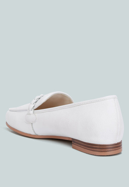 Kita Braided Strap Detail Loafers