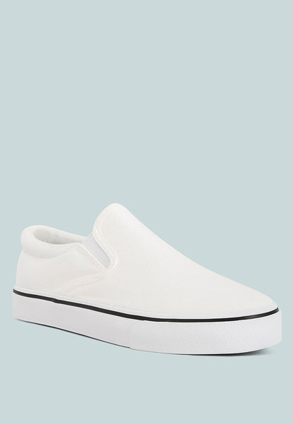 Laszlo Canvas Slip On Sneakers