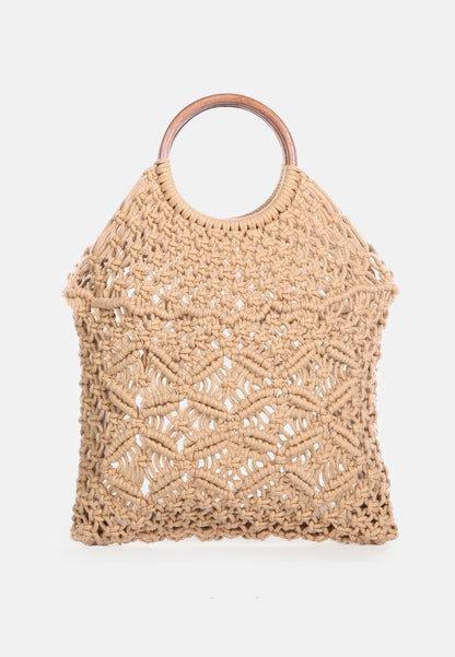 Left In Knots Handmade Cotton Crochet Bag