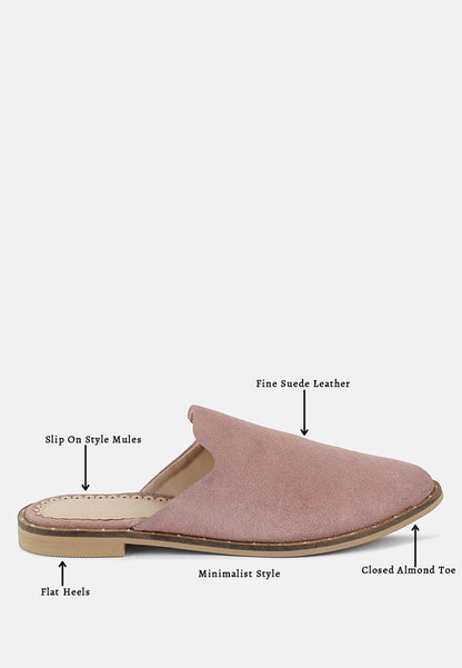 Lia Handcrafted Canvas Mules