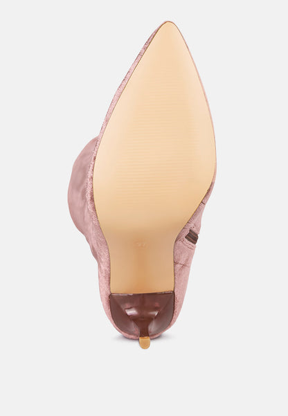 Madmiss Stiletto Calf Boots