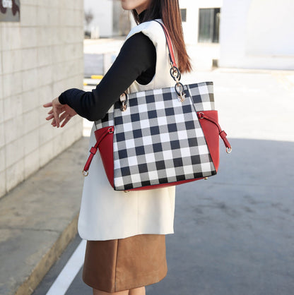 MKF Collection by Mia K. - Yale Tote Bag and Wallet Set