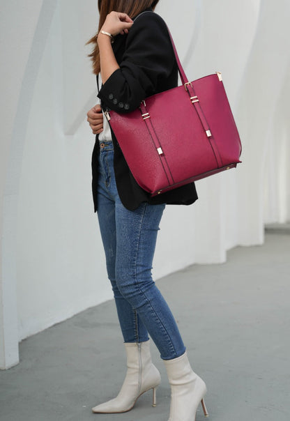 MKF Collection by Mia K. - Emery Tote Bag and Wallet Set