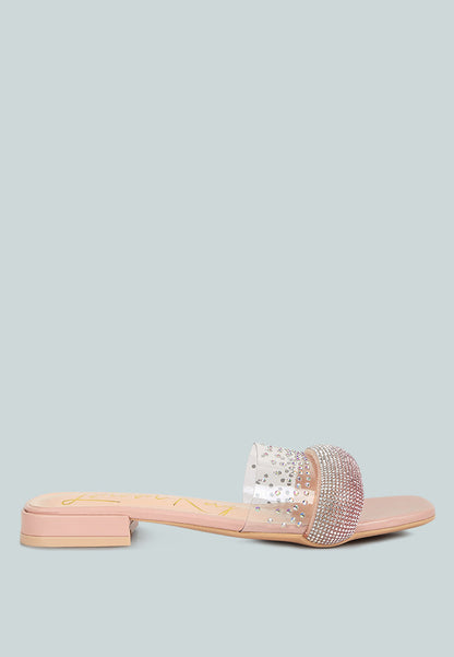 Old Flame Low Strack Heel Sandals