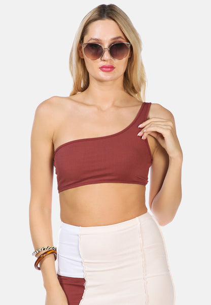 One Shoulder Bikini Top