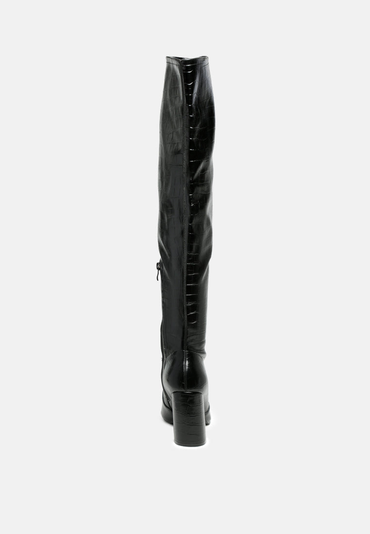 Pokey Long Stiletto Heel Boots