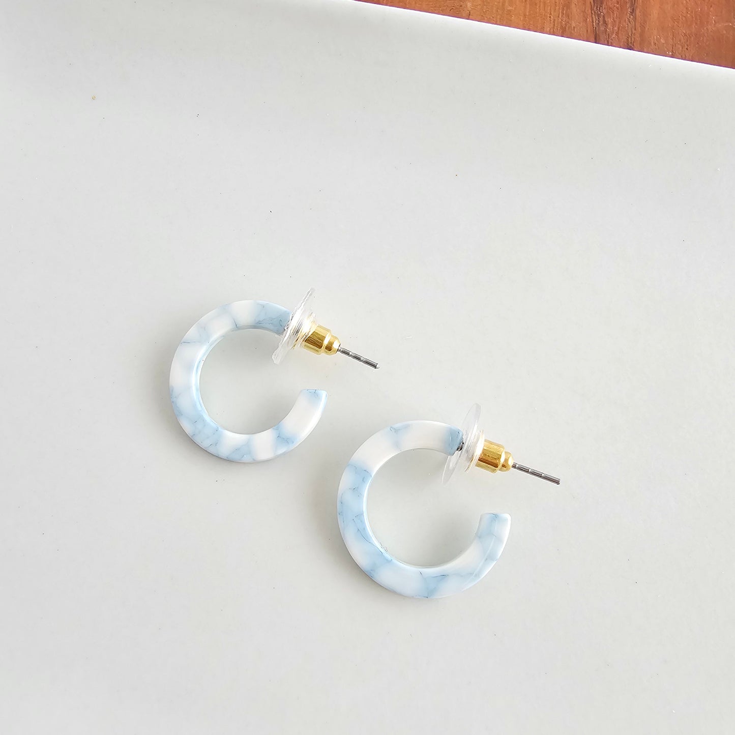 Micro Cam Mini Hoops - Saltwater Blue