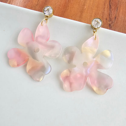 Petunia Earrings - Spring Spritz