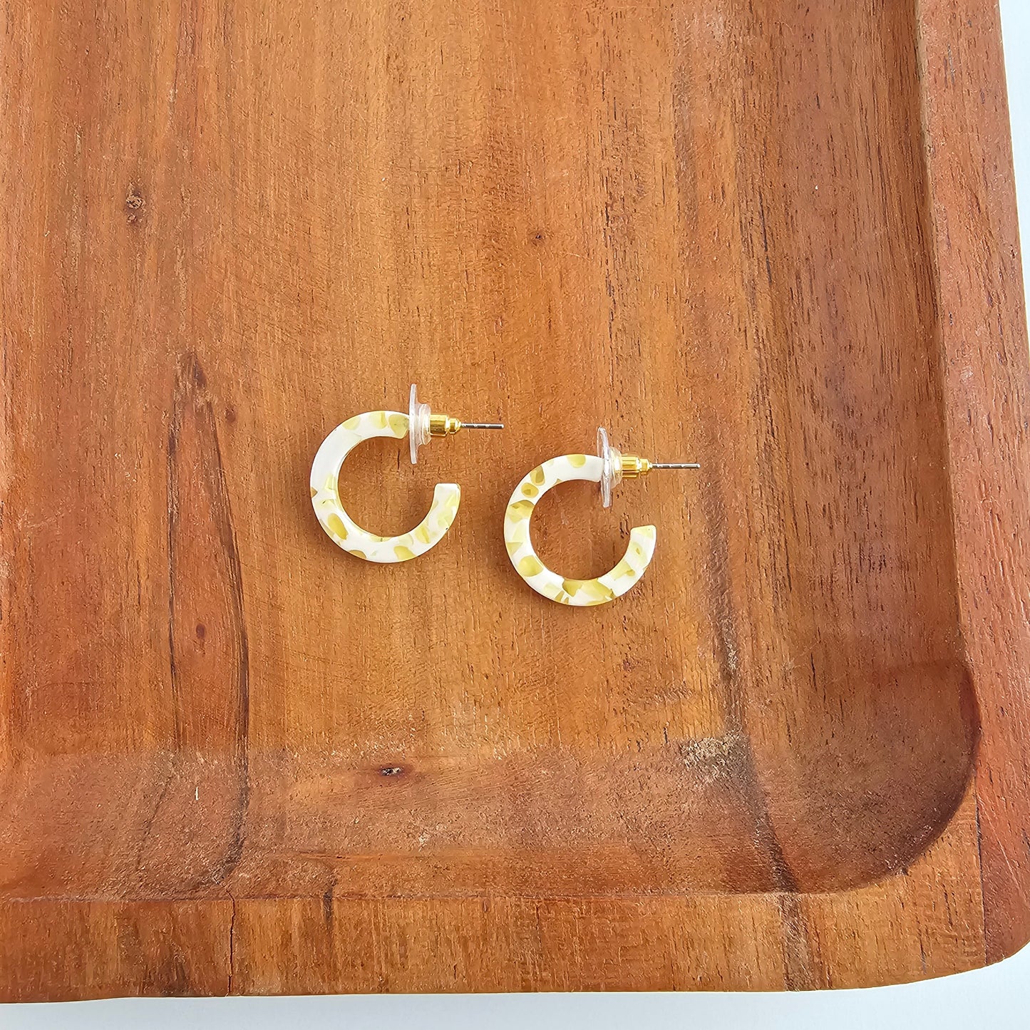 Micro Cam Mini Hoops - Buttercream Dot