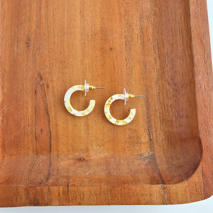 Micro Cam Mini Hoops - Buttercream Dot