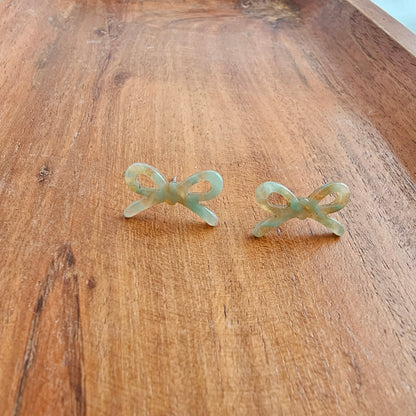Bowie Studs - Champagne Mint