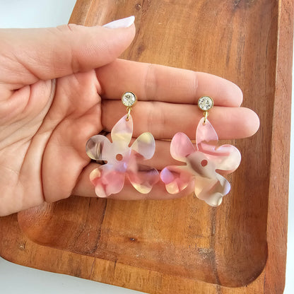 Petunia Earrings - Spring Spritz